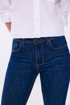 Springfield Jeans slim cropped azul