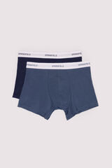 Springfield Pack 2 boxers  cinturilla contraste azul