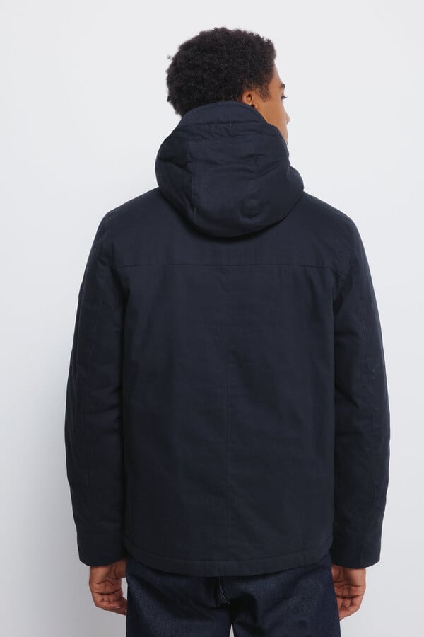 Springfield Parka short acolchado azul