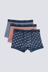 Springfield Pack 3 boxers Egipto marino