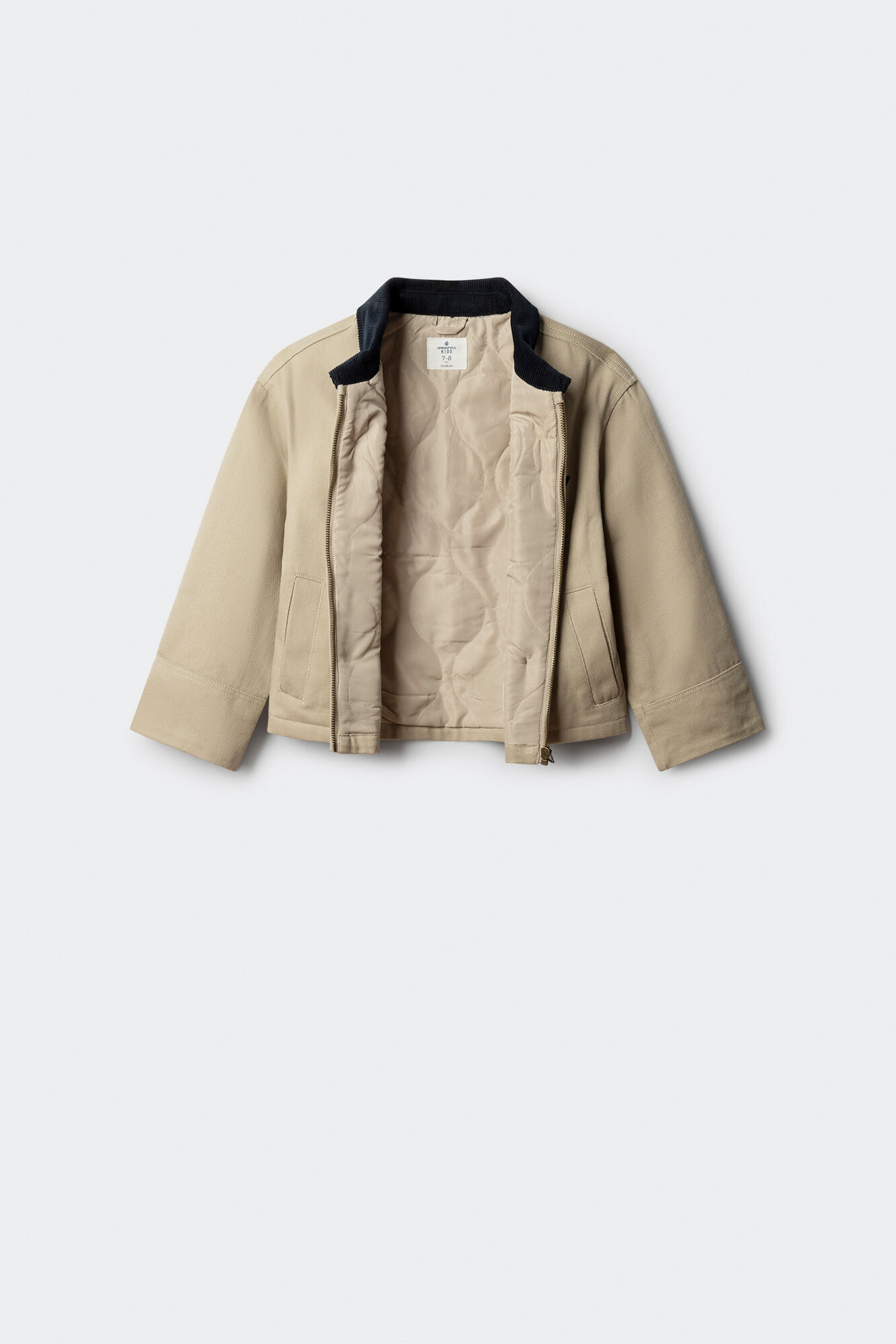 Springfield Kids Parka estrella para ni&ntilde;a beige