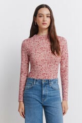 Springfield Playera con cuello Perkins beige