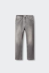 Springfield Kids Pantal&oacute;n de mezclilla tejido para ni&ntilde;o gris