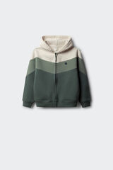 Springfield Kids Sudadera capucha cortes ni&ntilde;o verde