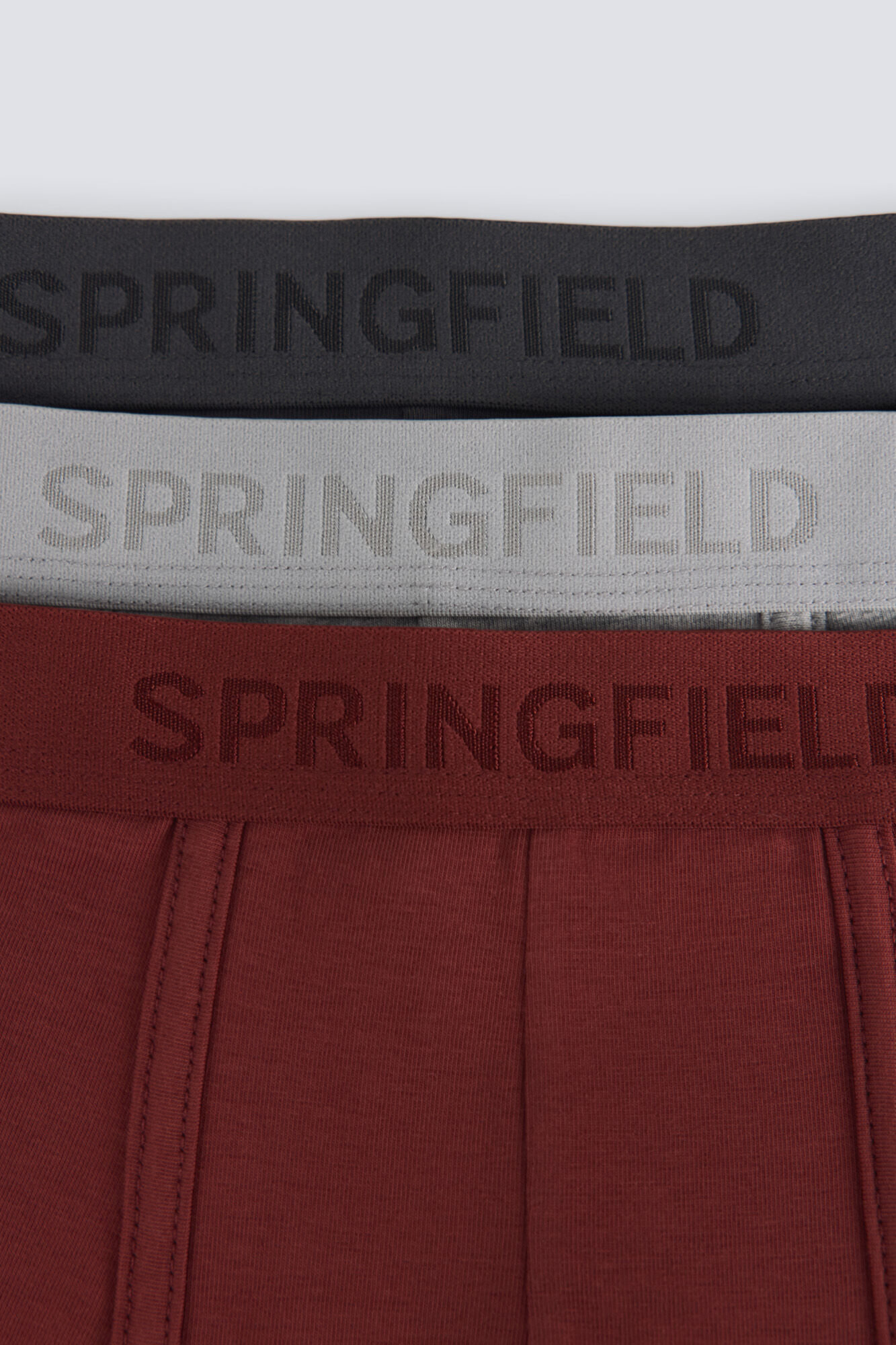 Springfield Pack de 3 b&oacute;xers gris