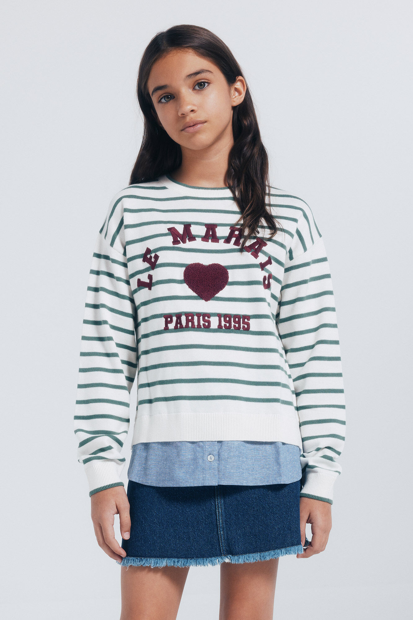 Springfield Kids Jersey de coraz&oacute;n para ni&ntilde;a &ldquo;Le Marais&rdquo;