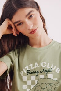 Springfield Playera "Pizza club"