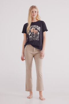 Springfield Playera "Optimism" gris