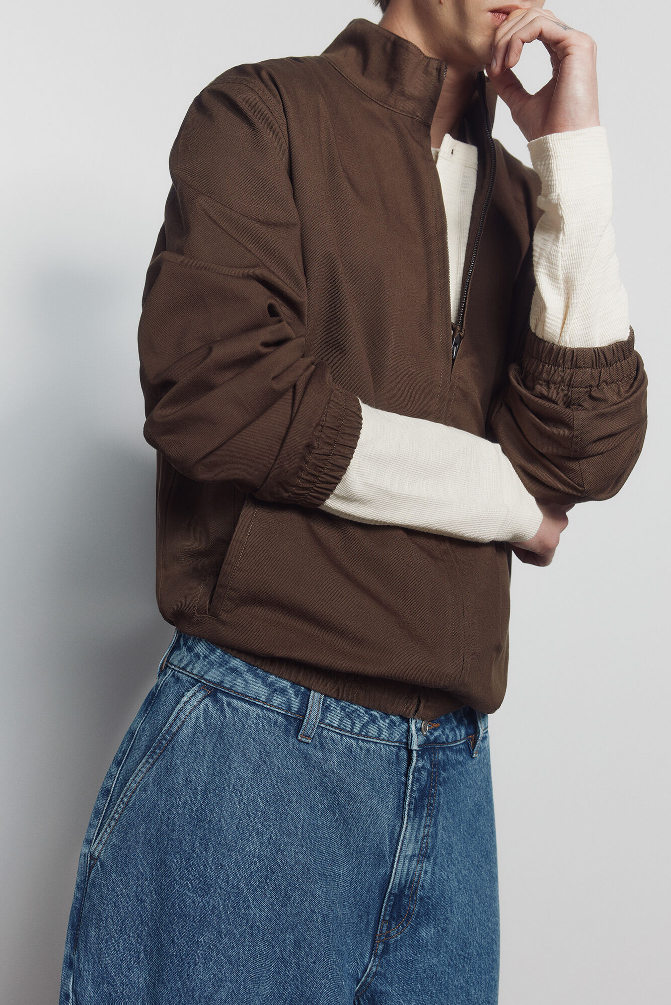 Springfield Jeans chino sobrete&ntilde;ido relaxed fit azul