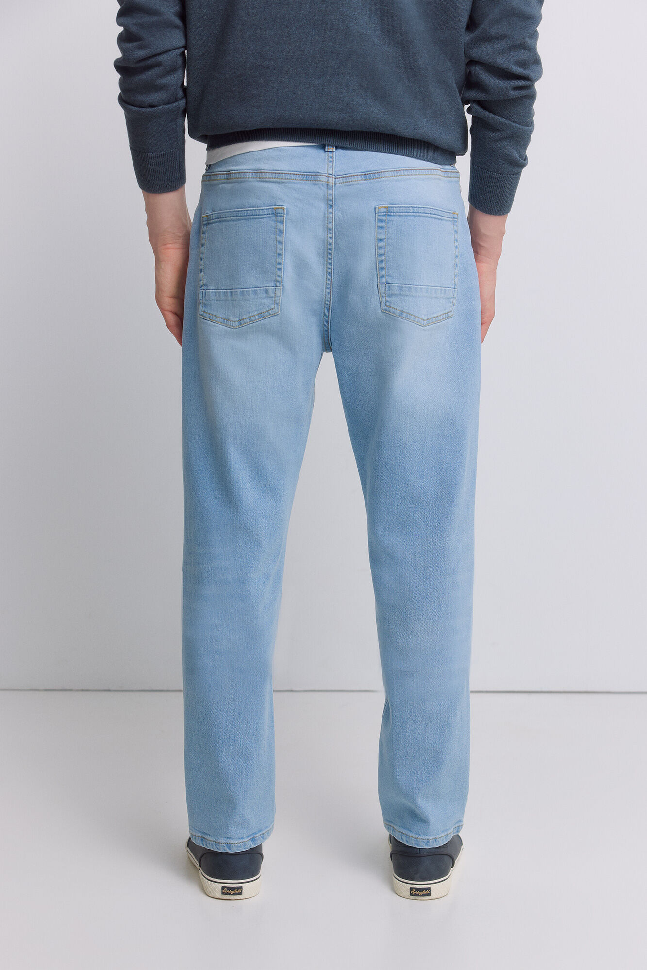 Springfield Jeans lavado claro slim fit azul indigo