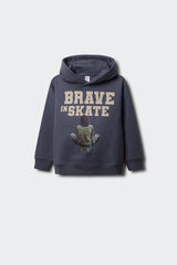 Springfield Kids Sudadera con capucha skate niño azul