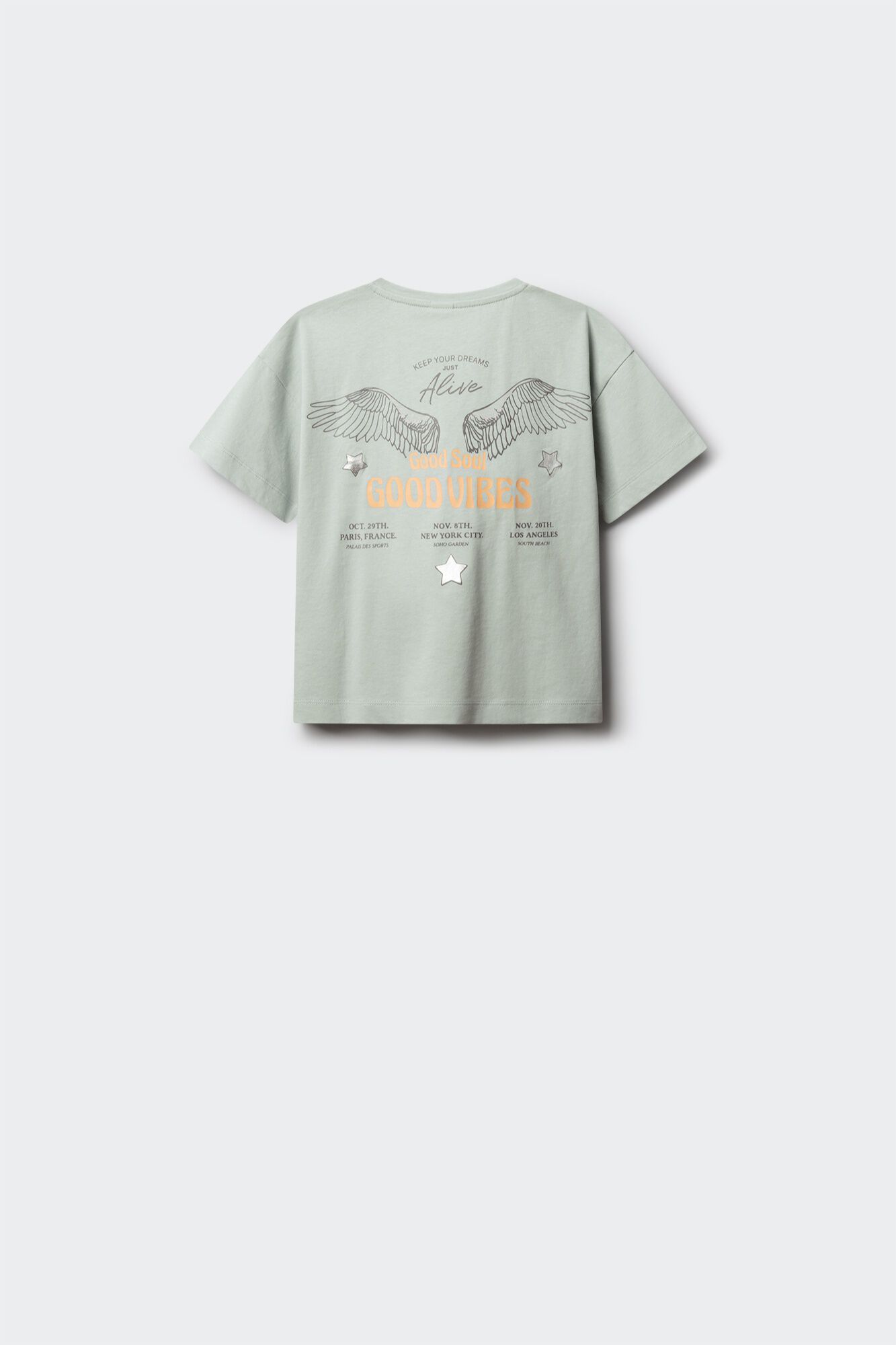 Springfield Kids Playera de manga corta Good vibes ni&ntilde;a