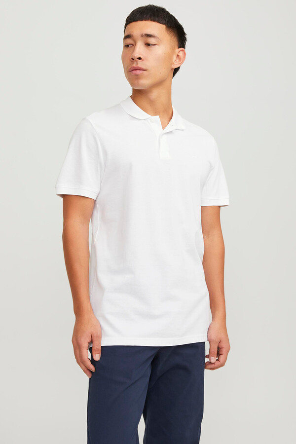 Jack & Jones Polo slim fit liso natural