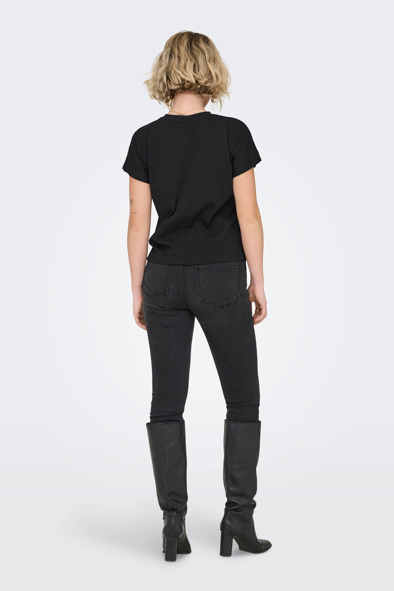 Only Playera de manga corta negro