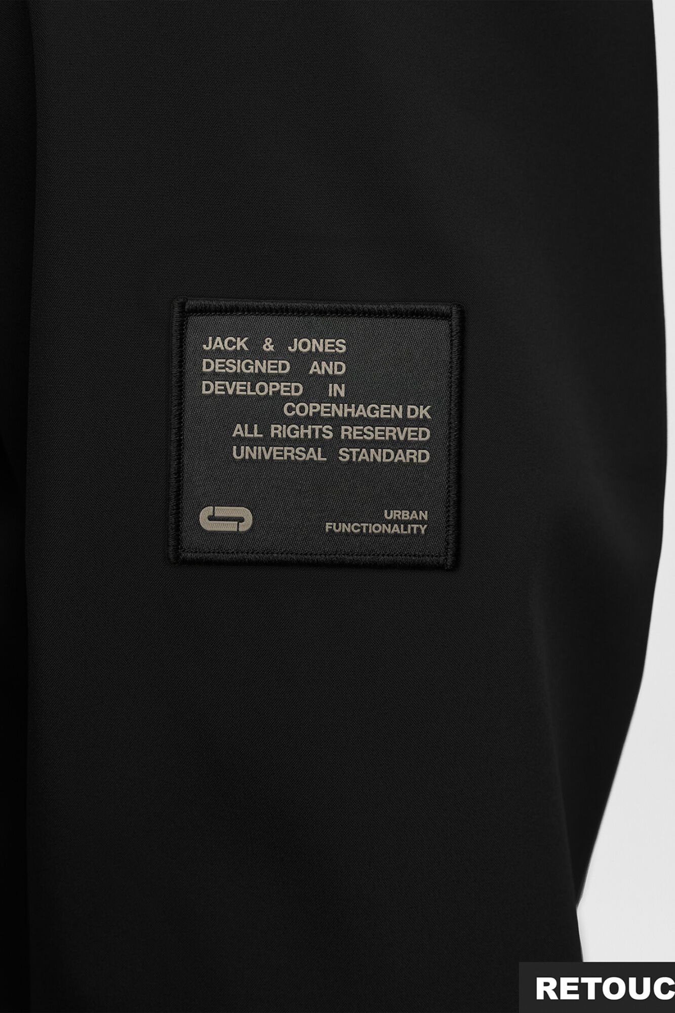 Jack & Jones Chamarra softshell con capucha negro