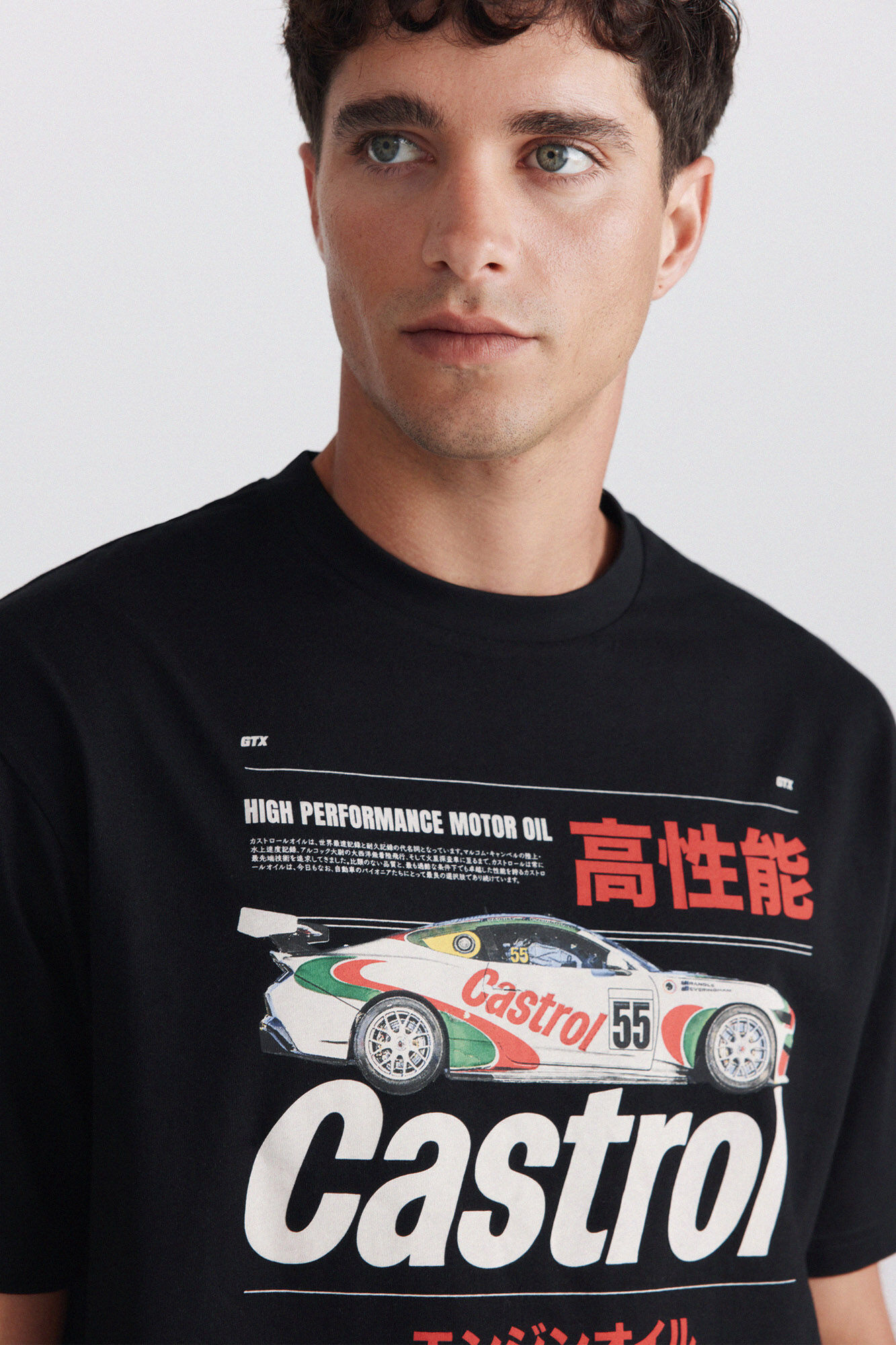 Springfield Playera Castrol negro