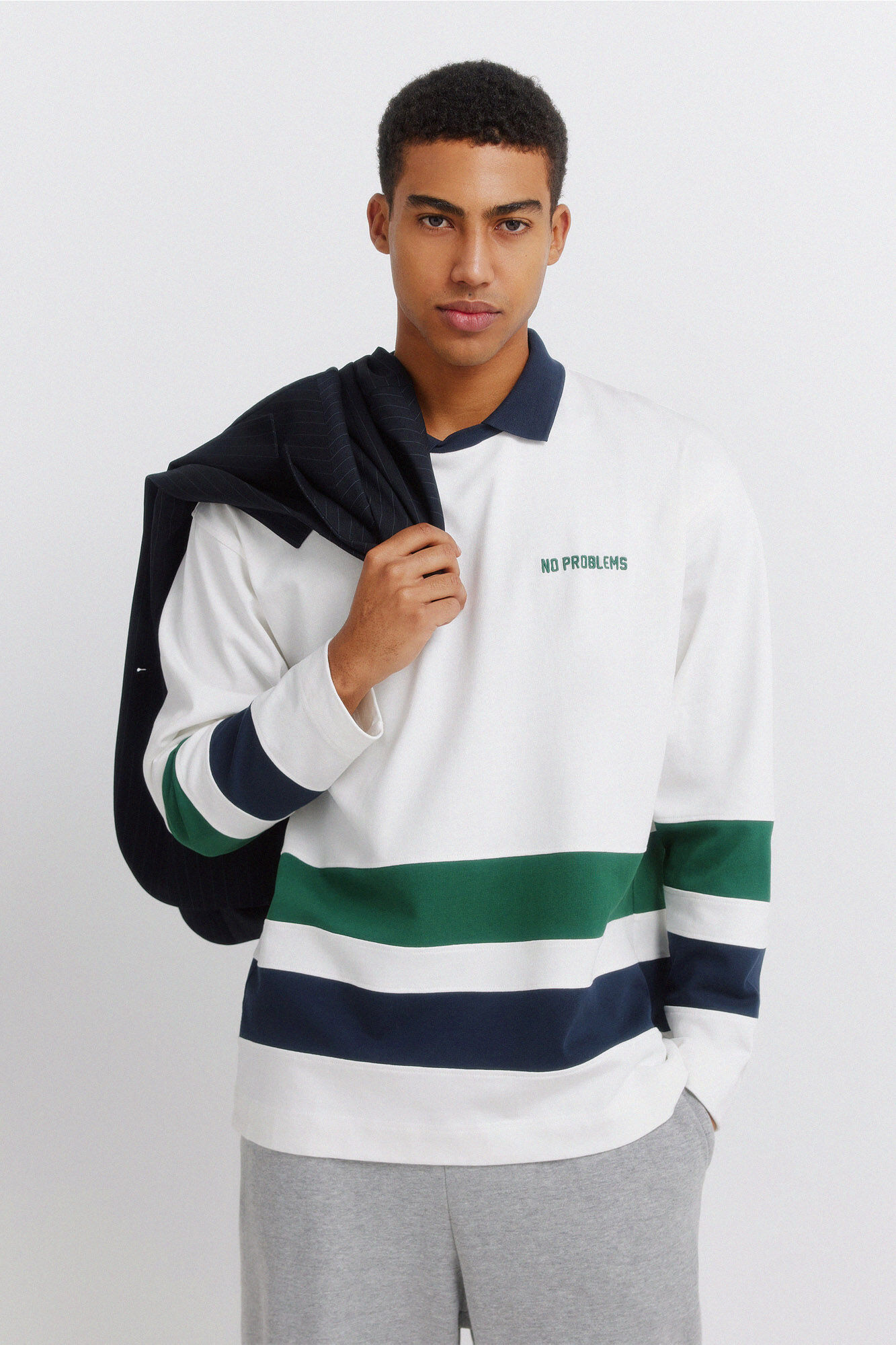 Springfield Playera manga larga doble weekend