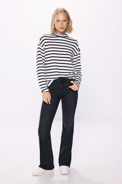 Springfield Playera cuello combinado estampado