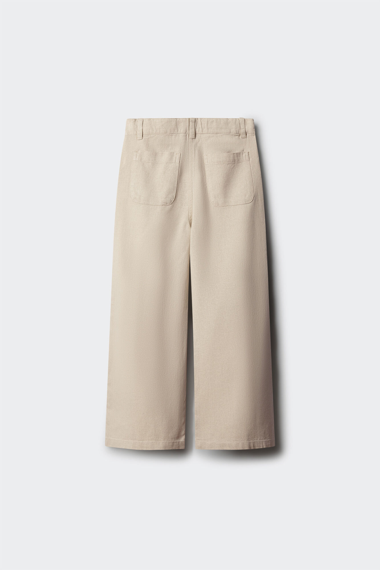 Springfield Kids Pantal&oacute;n culotte de lino para ni&ntilde;a beige
