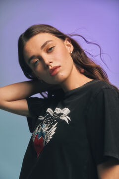 Springfield Playera "You´ll never catch me" negro