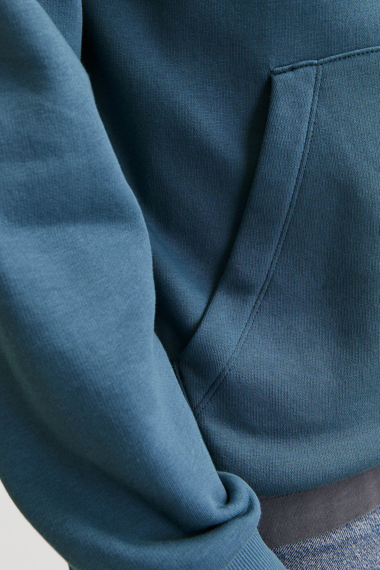 Jack & Jones Sudadera con logo frontal turquesa