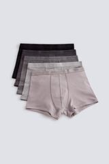 Springfield Pack 5 b&oacute;xers largos gris