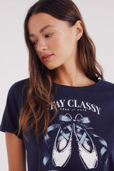 Springfield Playera gráfica marino