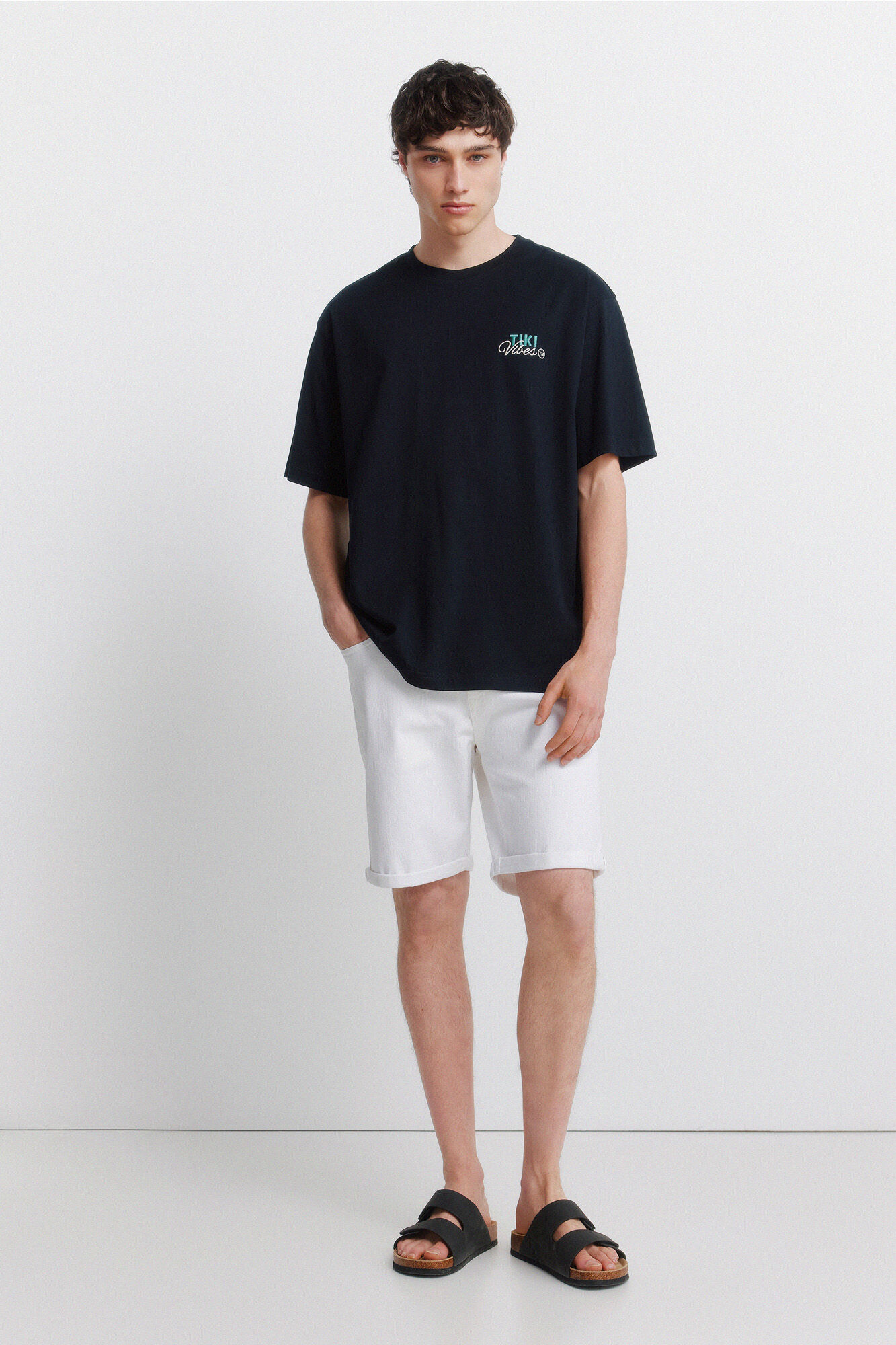 Springfield Bermudas de 5 bolsillos lavada slim fit