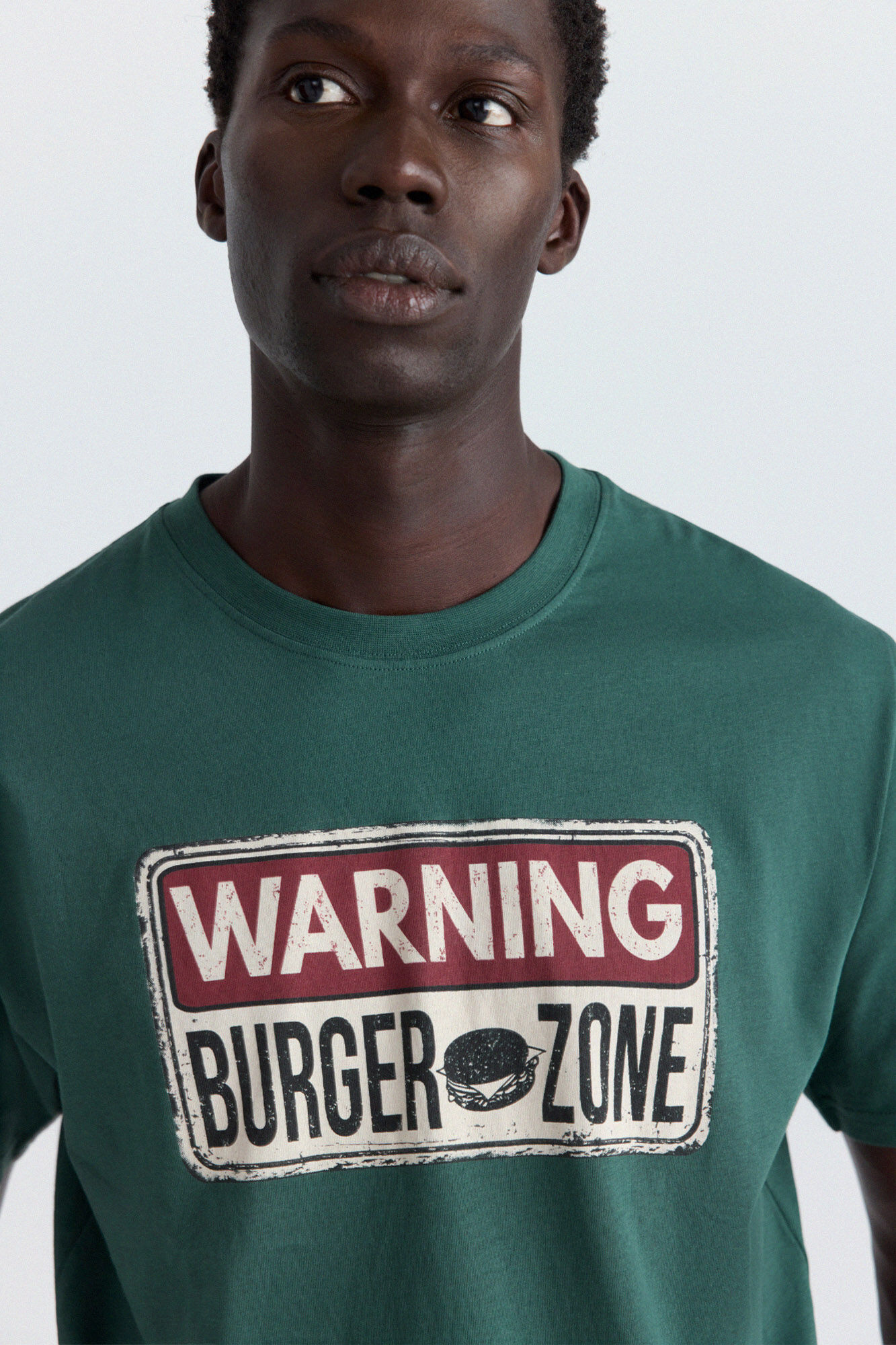 Springfield Playera warning zone verde
