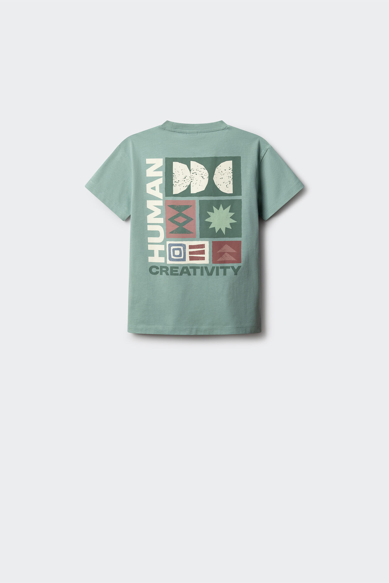 Springfield Kids Playera manga corta Creativity para ni&ntilde;o turquesa