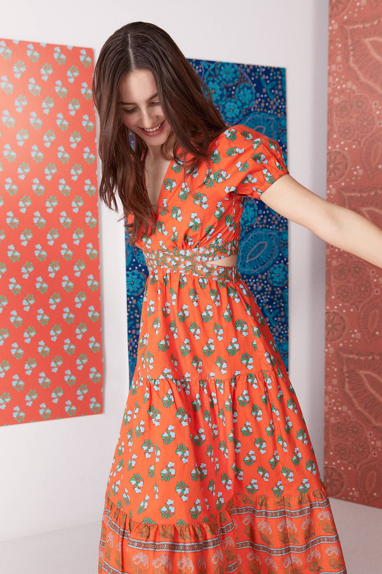 Vestido rojo online springfield