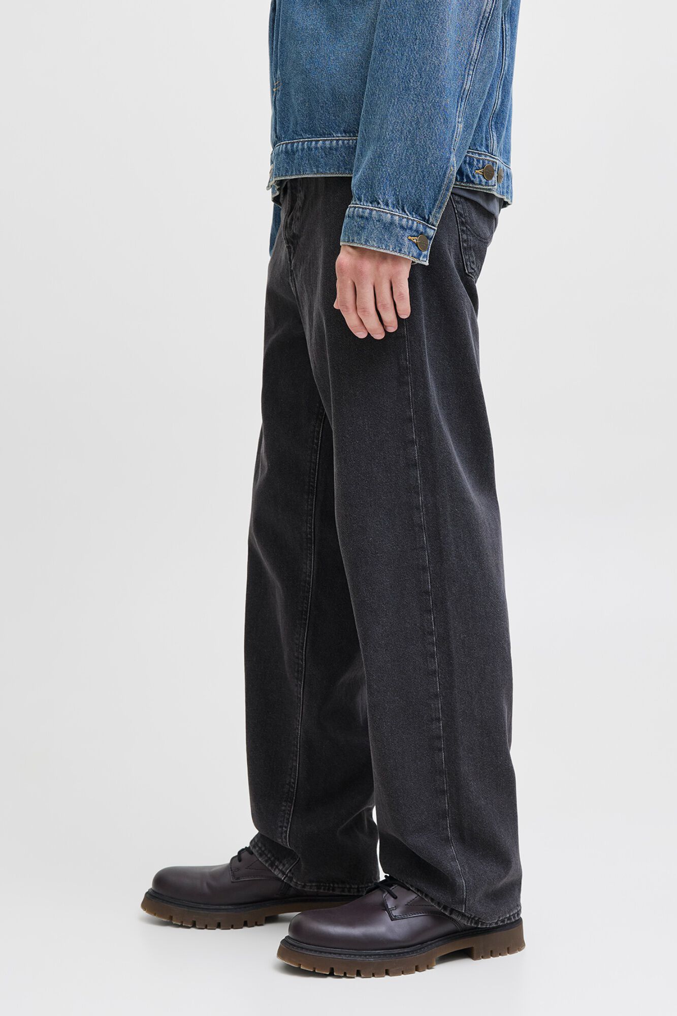 Jack & Jones Jeans relaxed efecto lavado negro