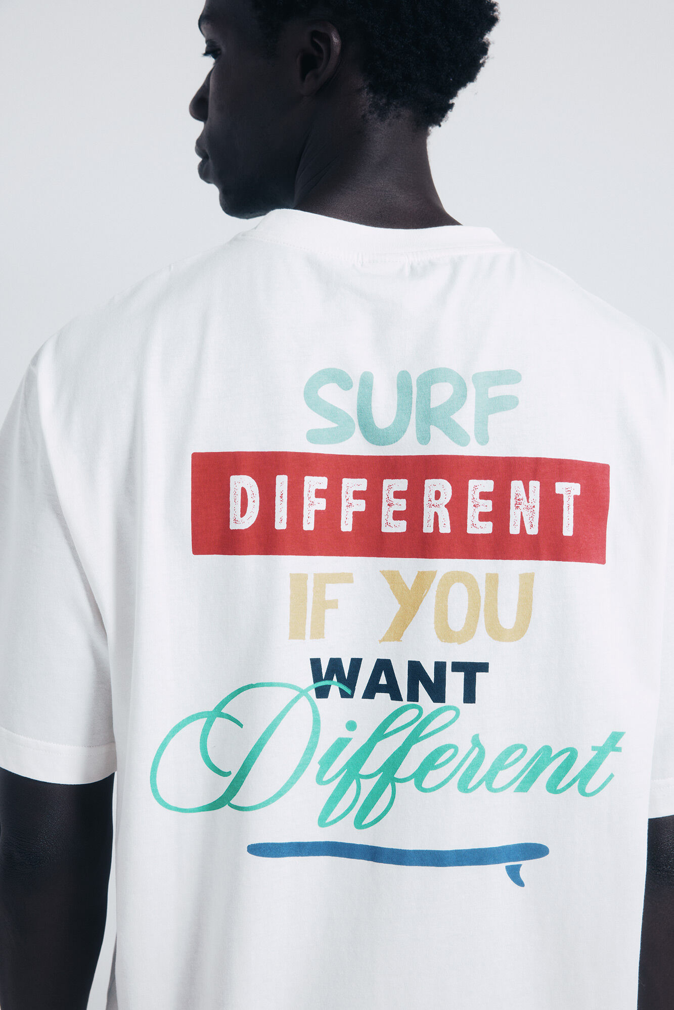 Springfield Camiseta surf different marfil