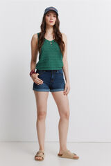 Springfield Shorts b&aacute;sico de mezclilla azul