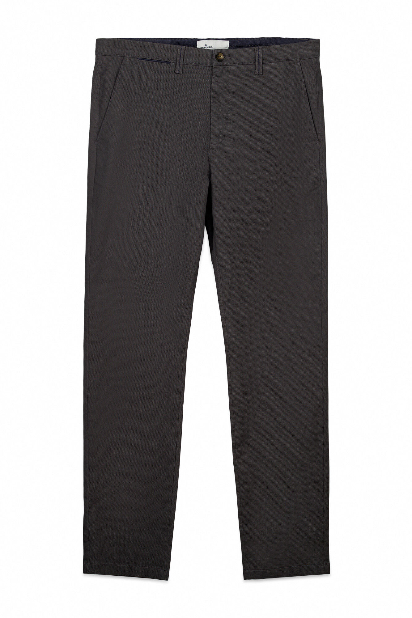 Springfield Pantal&oacute;n chino microestampado slim fit gris