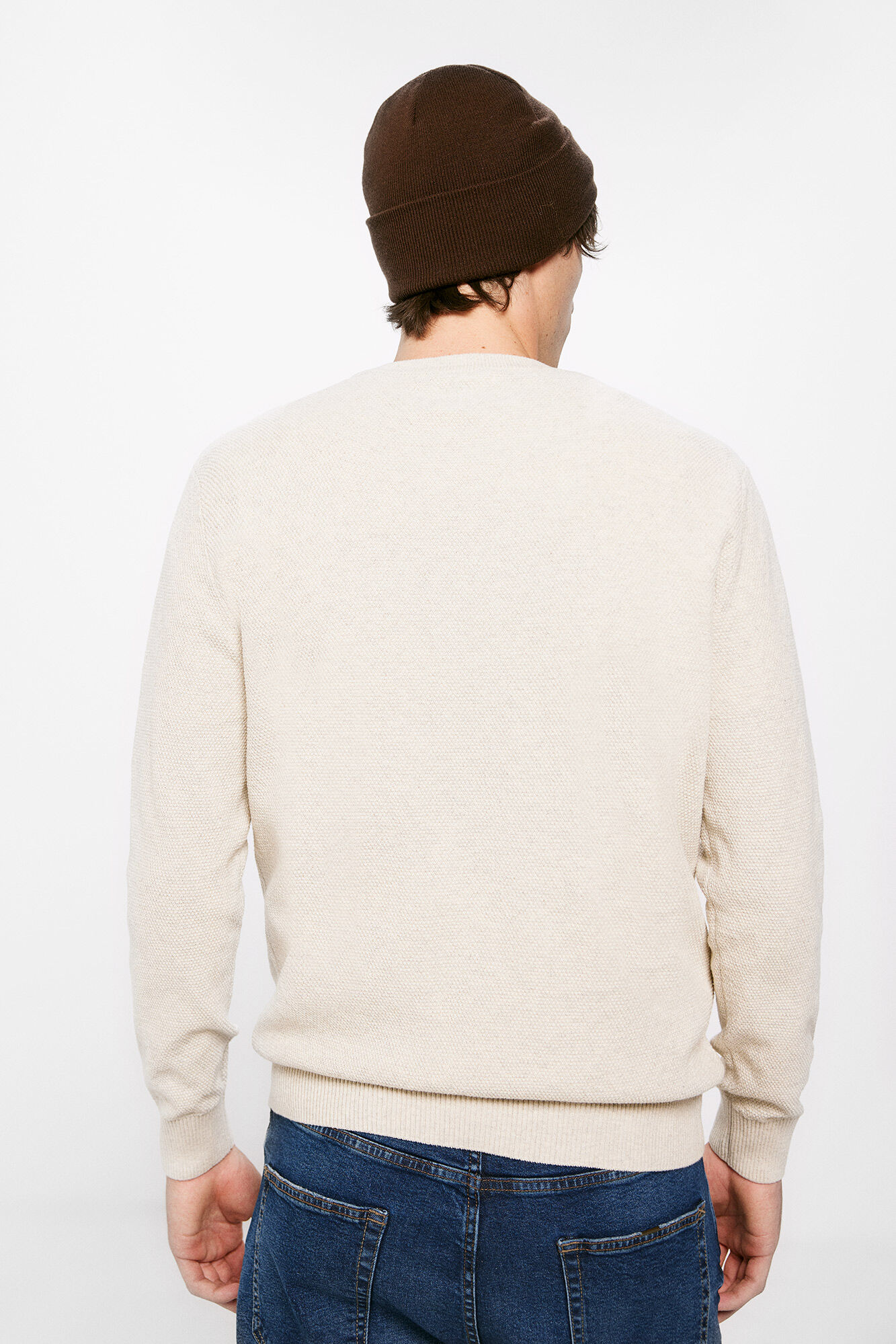 Springfield Su&eacute;ter estructura torzal gris