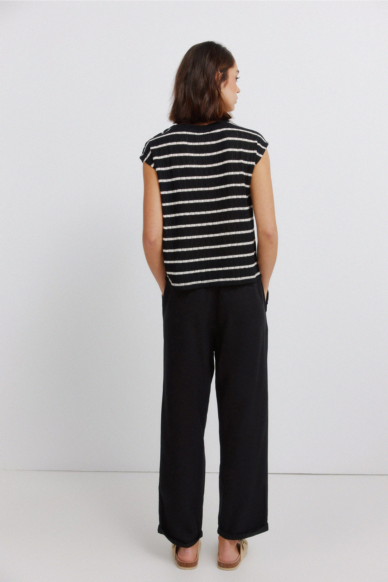 Springfield Pantalones jogger negro