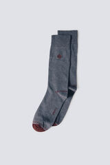 Springfield Calcetín largo monocolor logo Springfield gris