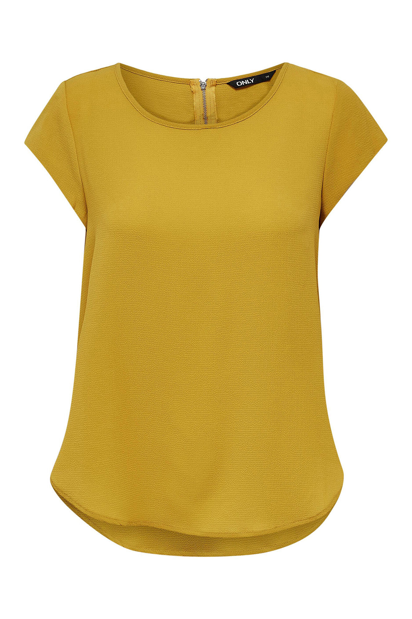 Only Playera manga corta amarillo