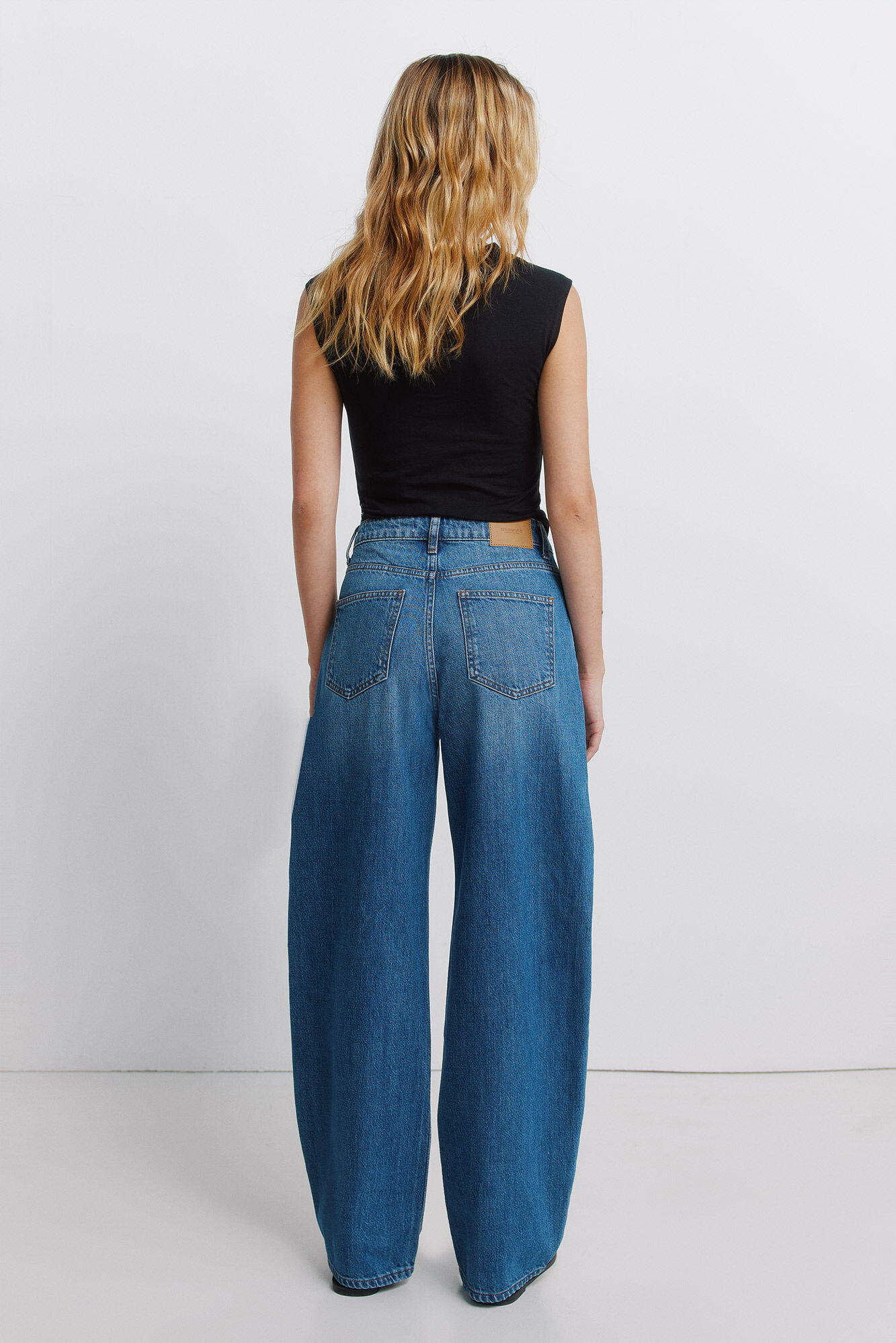 Springfield Jeans corte globo azul
