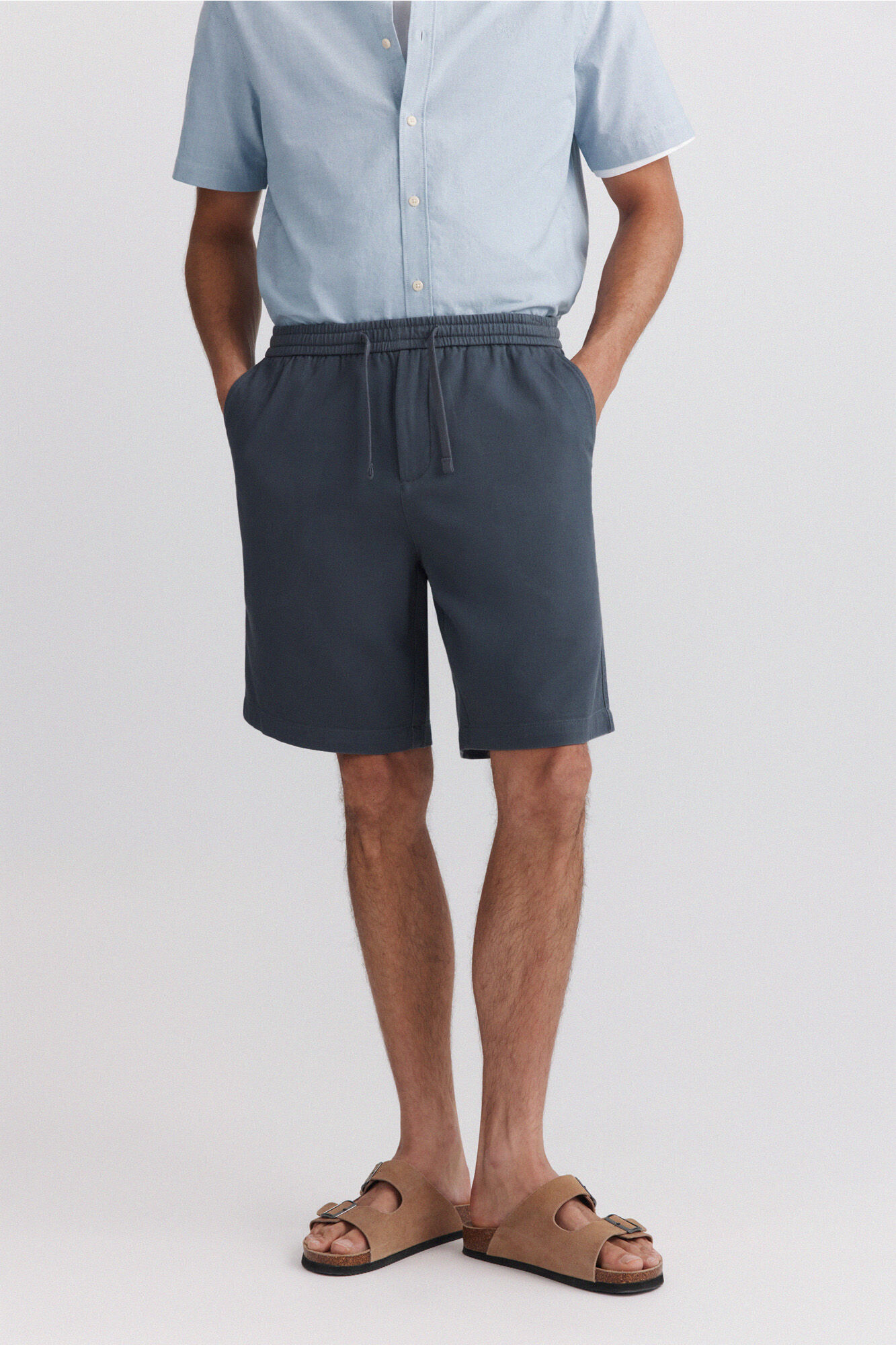Springfield Bermudas comfort fit azul indigo
