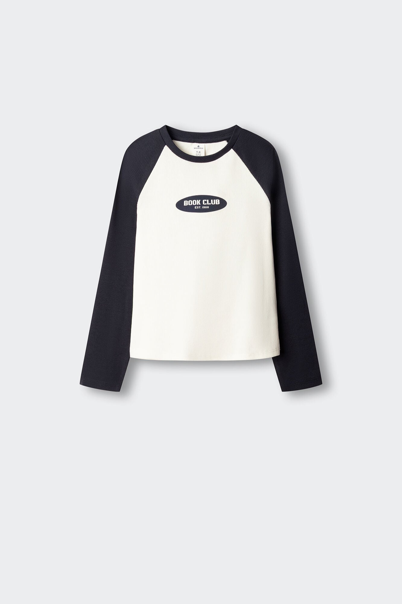 Springfield Kids Playera manga larga rib varsity ni&ntilde;a
