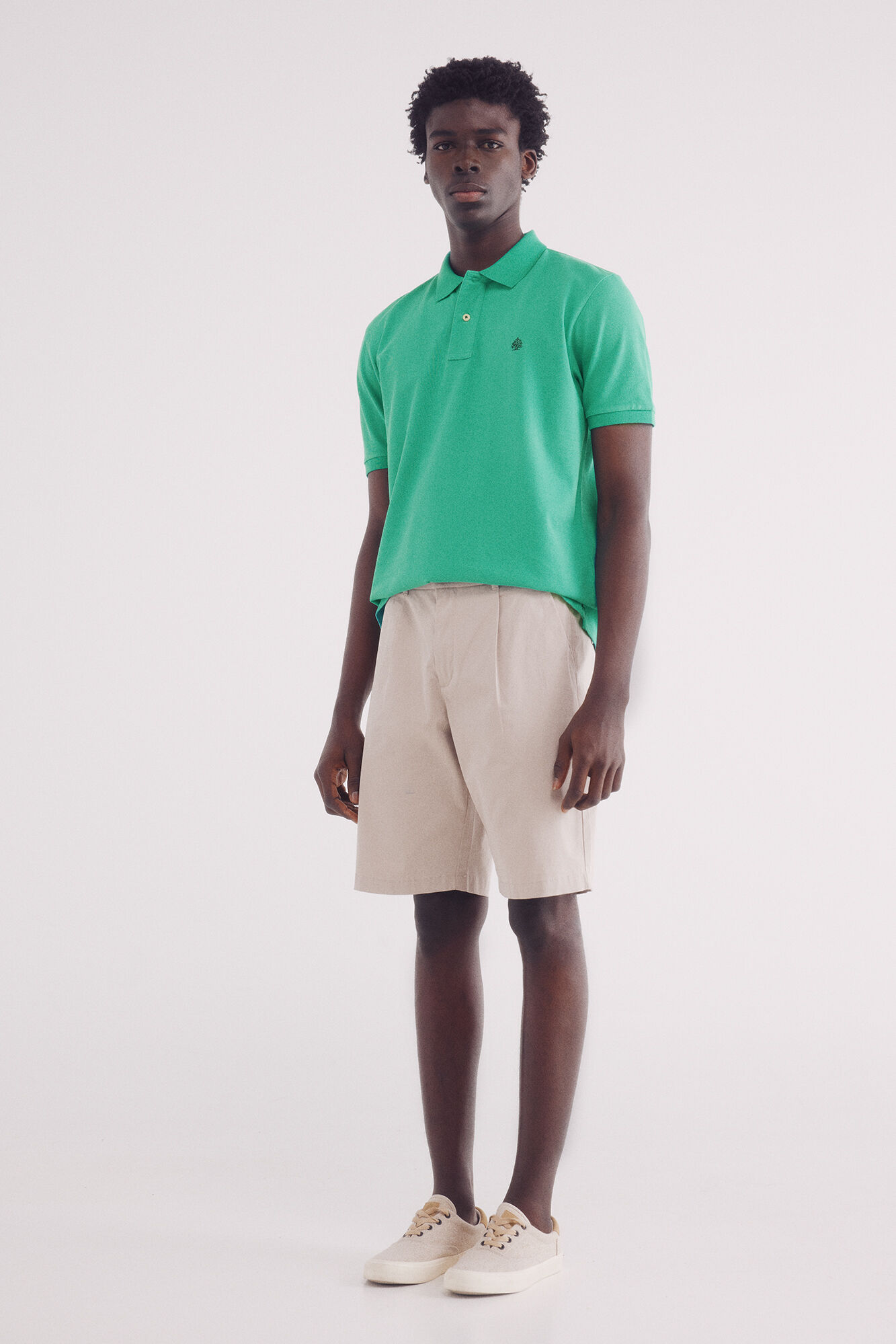 Springfield Polo piqu&eacute; b&aacute;sico regular fit verde