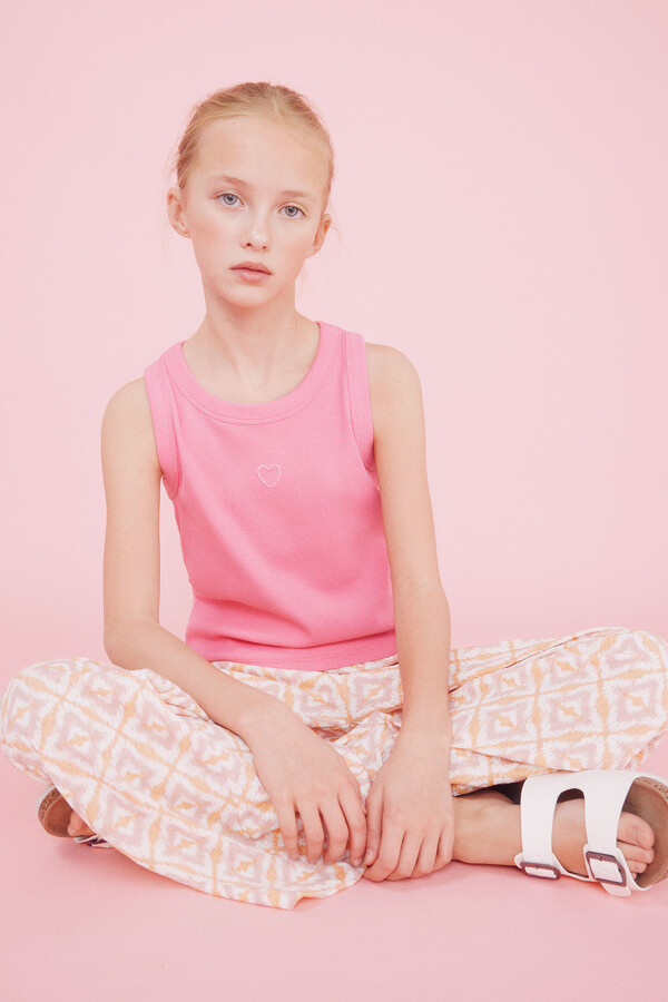 Springfield Kids Top tirantes tejido niña morado/lila