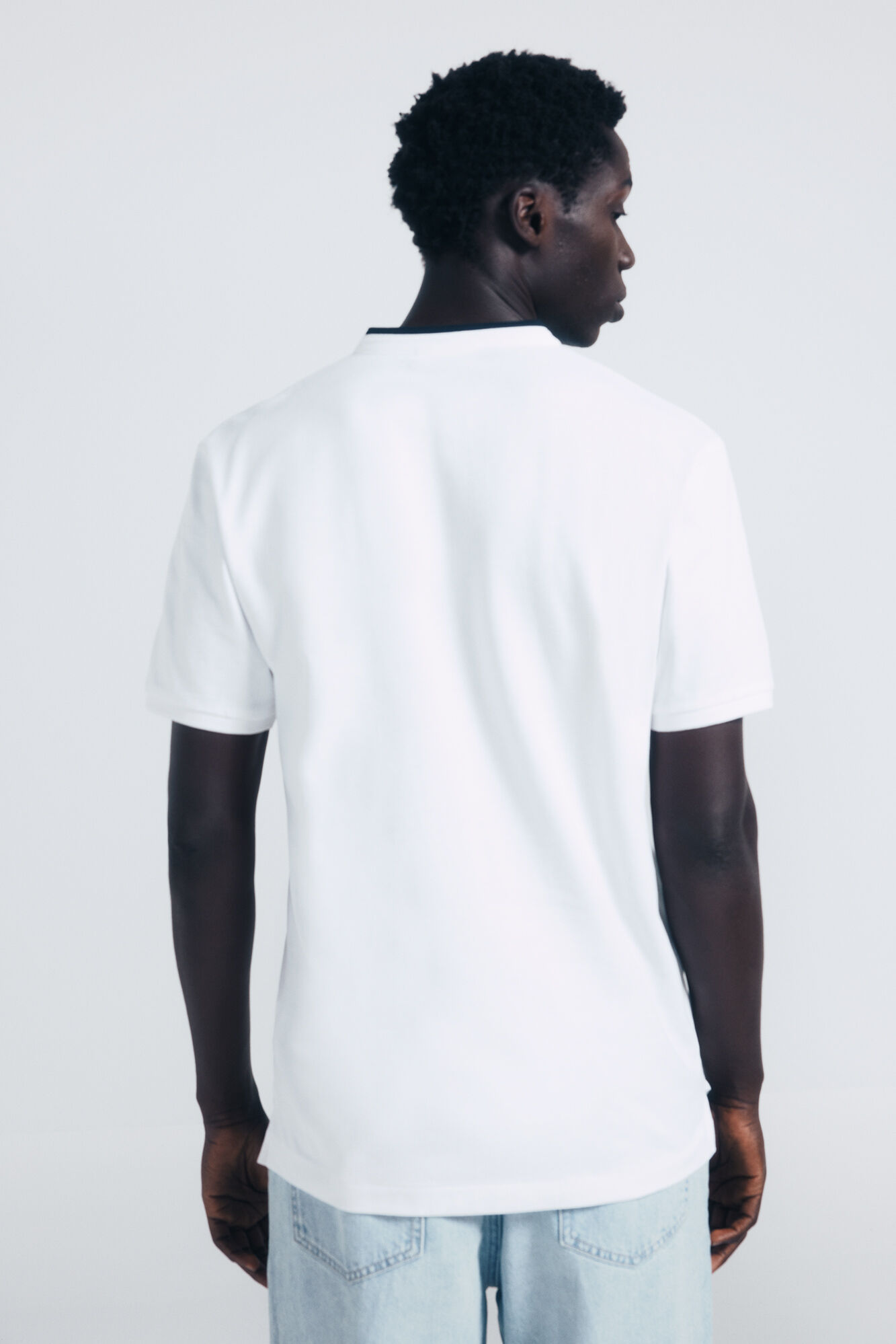 Springfield Polo piqu&eacute; cuello mao slim fit natural