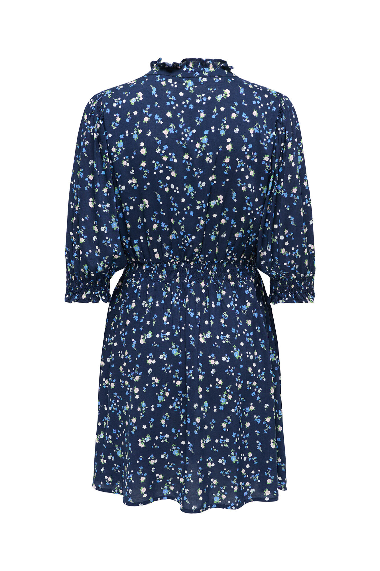 Only Vestido corto estampado marino