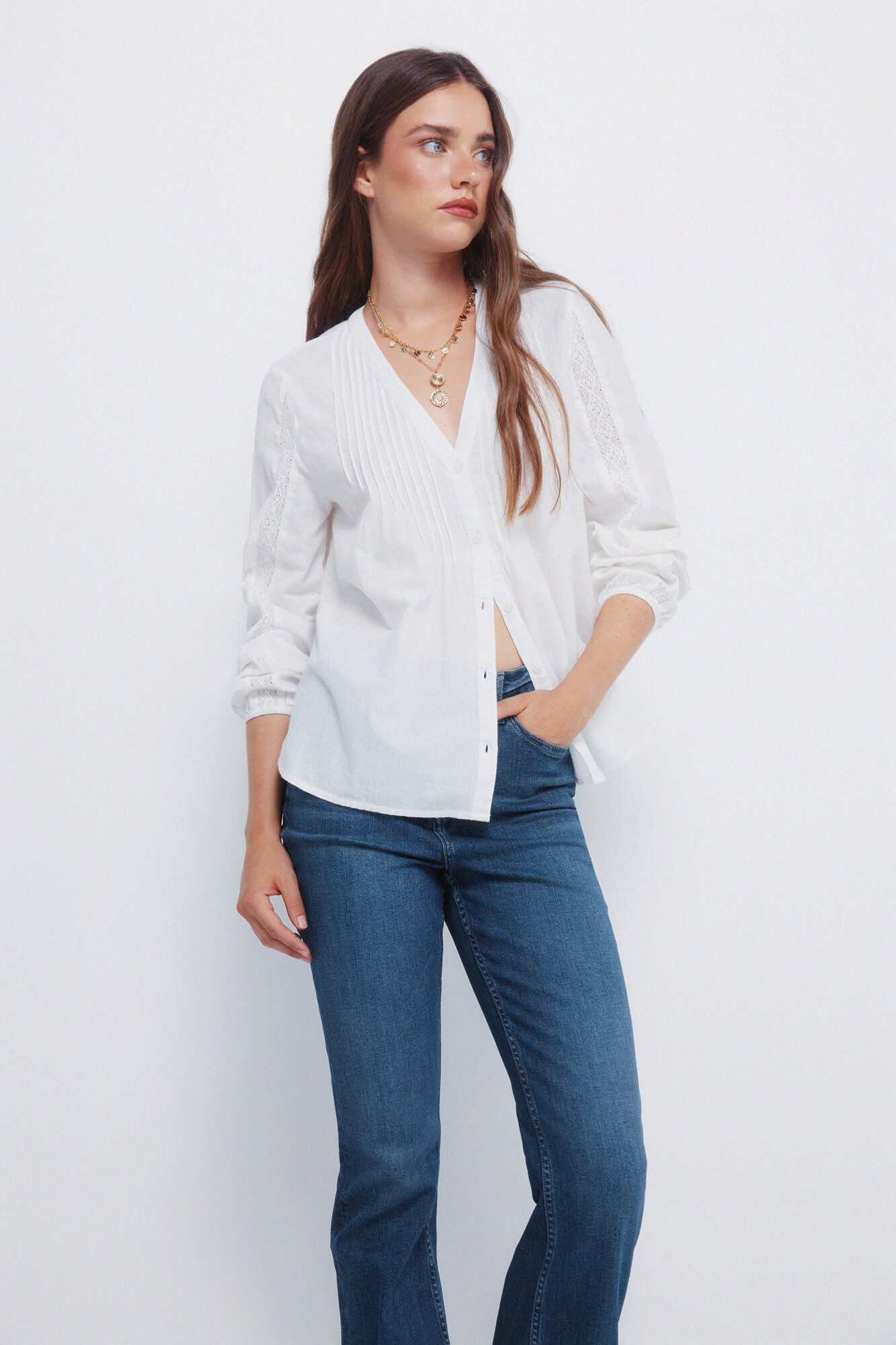 Springfield Jeans bootcut azul