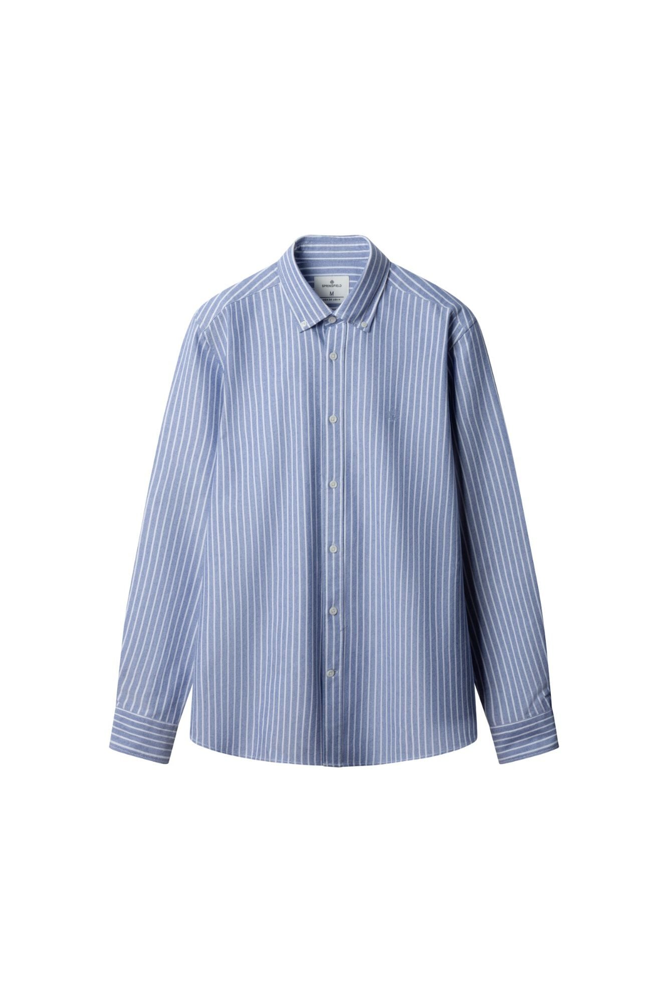 Springfield Camisa oxford de rayas azul tinta