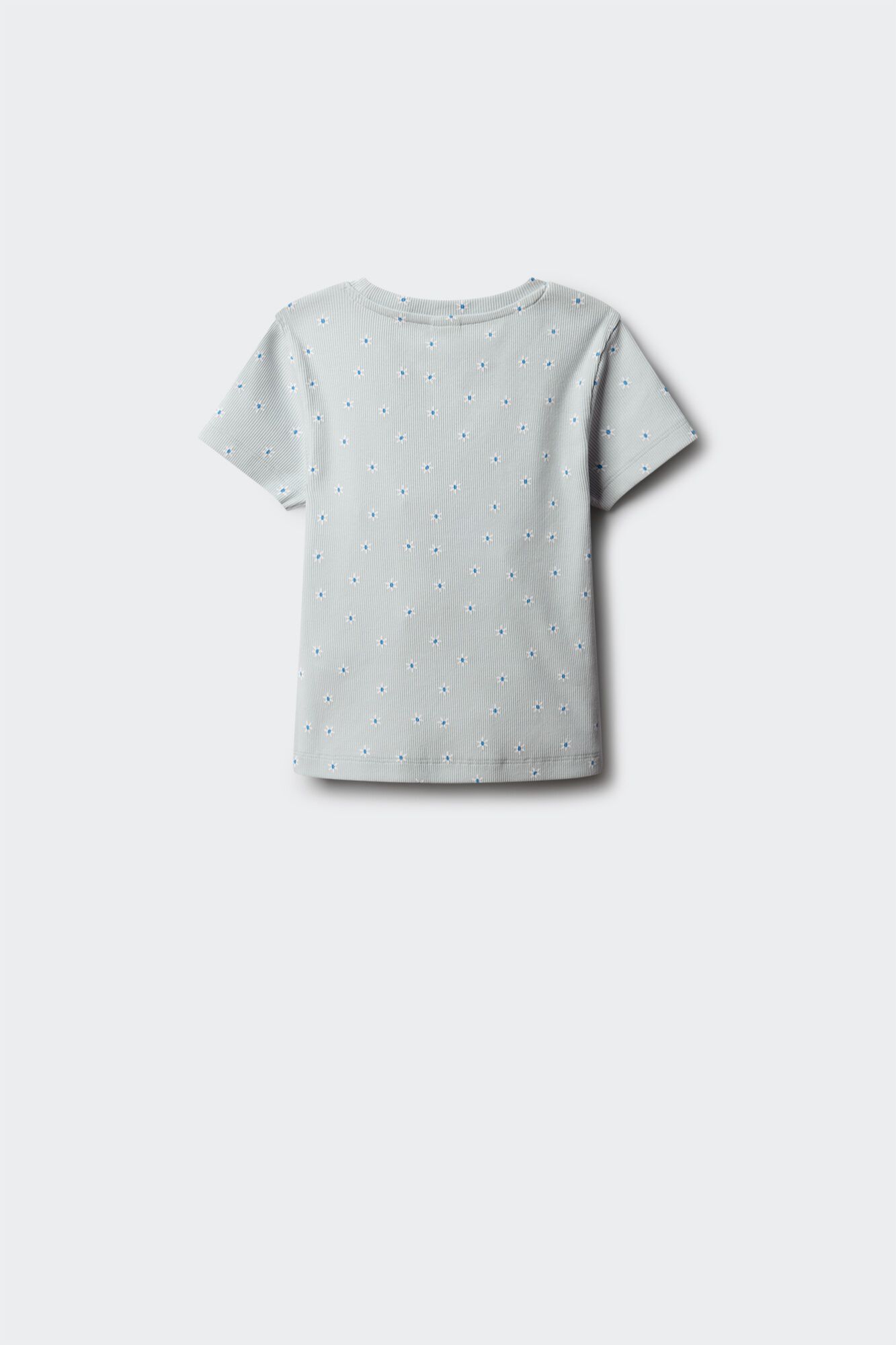 Springfield Kids Playera de manga corta con ribete de flores para ni&ntilde;a