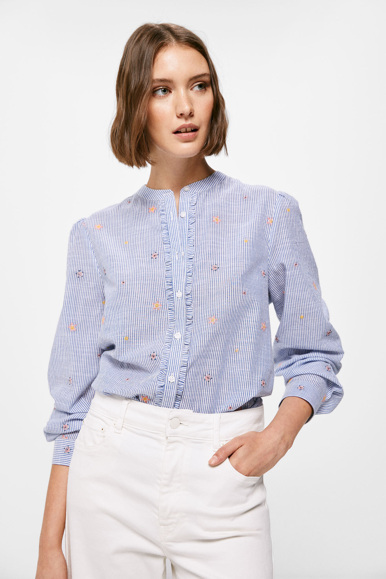 Blusa Rayas Flores Camisas y blusas de mujer Springfield MX